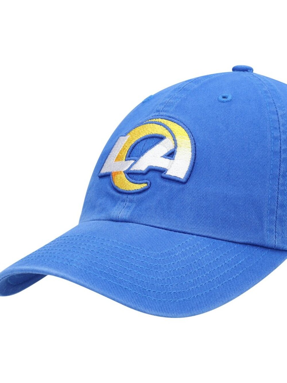 Men S 47 Royal Los Angeles Rams Clean up Primary LA Adjustable Hat